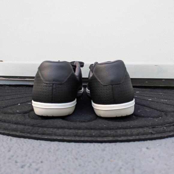 Lems Shoes Men's Kourt Black Leather Barefoot Sneakers M12.5 - Picture 4 of 7